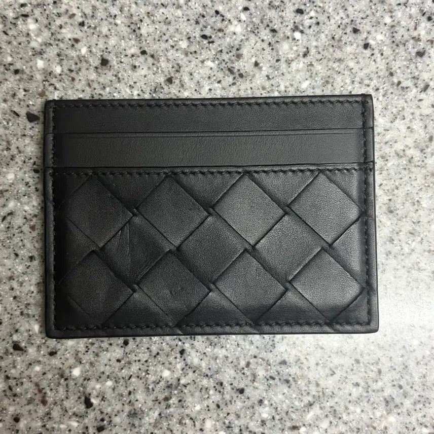 [BUNJANG] Bottega Veneta Intrecciato Card Holder Black / 보테가베네타 인트레치아토 카드지갑 블랙