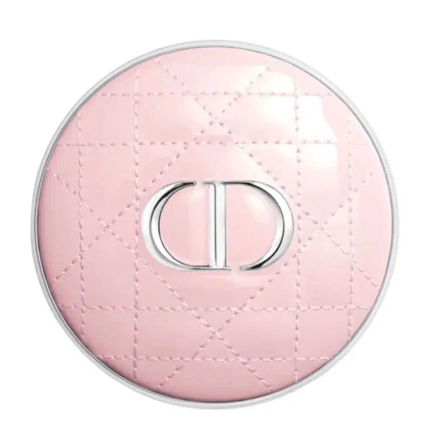 [BUNJANG] Dior Cushion Case Pink Vinyl Cannage / 디올 쿠션 케이스 핑크 바이닐 까나쥬