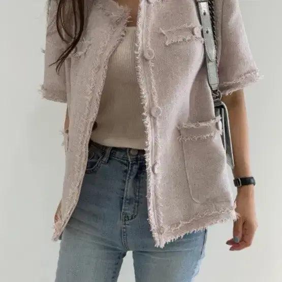 [BUNJANG] Fresh Label Summer Tweed Jacket / [배송비무료] 프레쉬라벨 썸머트위드자켓