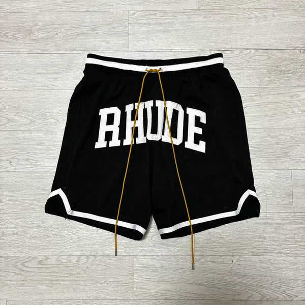 [BUNJANG] Lood 25ss Mesh Embroidered Logo Drawstring Shorts / [M] 루드 25ss 메쉬 자수 로고 드로스트링 쇼츠