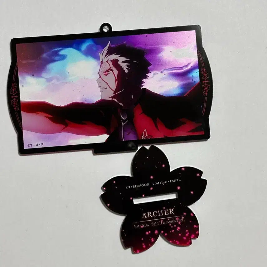 [BUNJANG] Fate/stay night Heaven's Feel Archer Emiya Acrylic Standee Keychain / 페이트 스테이 나이트 페스나 헤븐즈필 5차 아처 에미야 아크릴 스탠드 키링