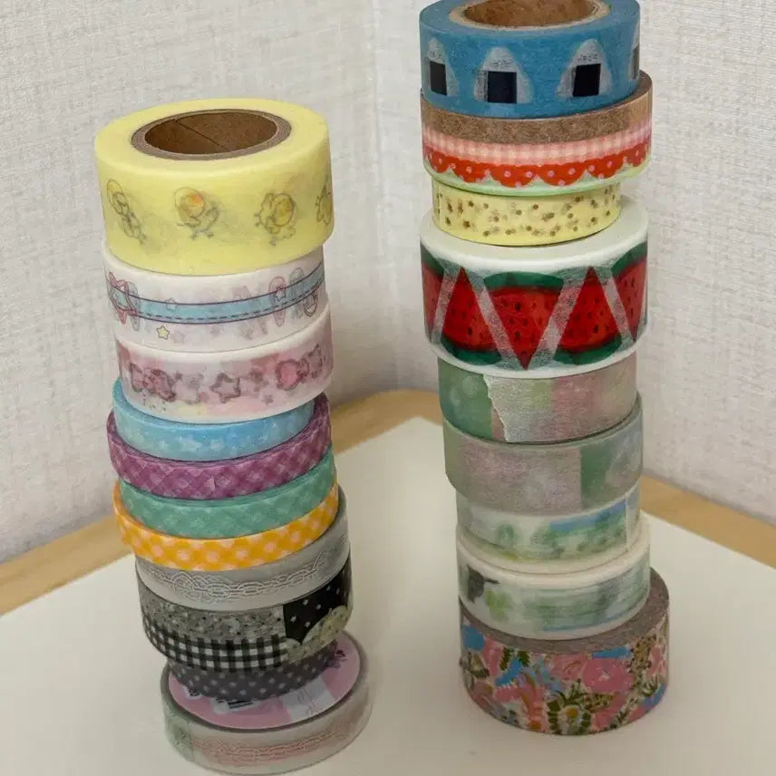 [BUNJANG] DIY Crafting Masking Tape Set (20 pcs) / 다꾸 처분/마스킹 테이프 20개 세트 일괄 판매