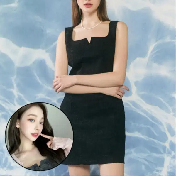 [BUNJANG] Karina's Closet Zero Planet Denim One-Piece Dress / 카리나 옷장 제로플래닛데님 원피스