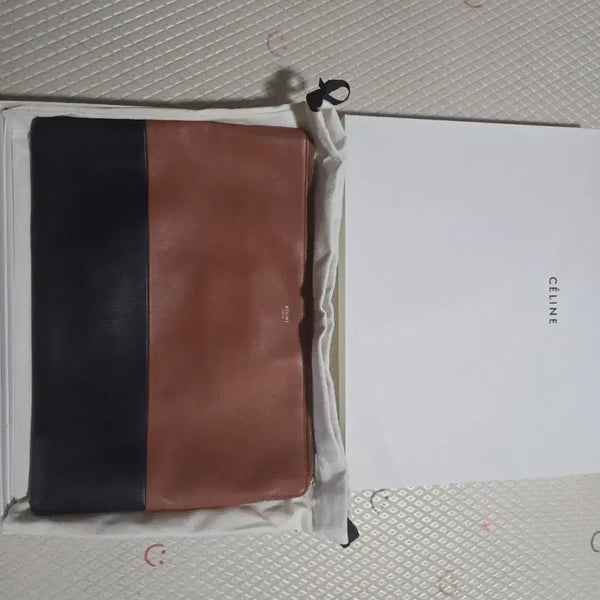 [BUNJANG] Celine Two-Tone Clutch Bag / 셀린느 정품 투톤 클러치백