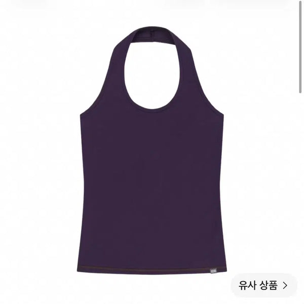[BUNJANG] KOSEIO 038 Halter Neck Sleeveless Purple / 코이세이오 038 홀터 넥 슬리브리스 퍼플