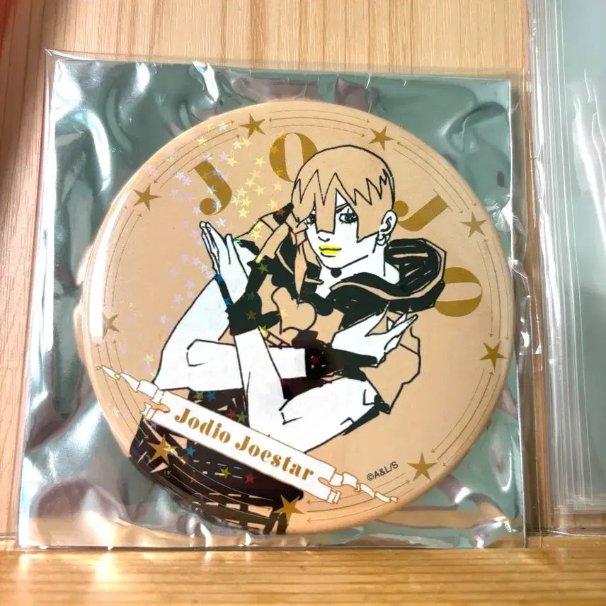 [BUNJANG] JoJo's Bizarre Adventure Giorno Giovanna 9th Part Can Badge / 죠죠의 기묘한 모험 죠디오 죠스타 캔뱃지 9부 굿즈
