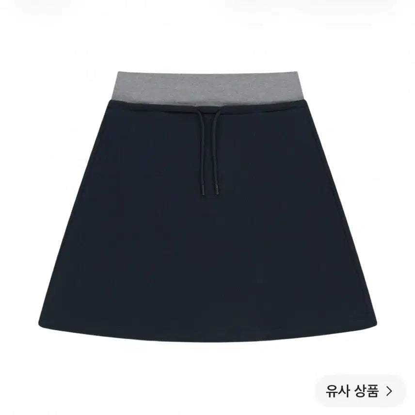 [BUNJANG] COISETTE 038 Mini Waffle A-Line Skirt Navy / 코이세이오 038 미니 와플 에이 라인 스커트 네이비