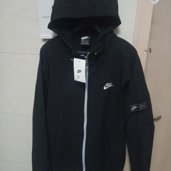 [BUNJANG] Nike Windbreaker Hooded Zip-Up Jacket XXL Black / 나이키 바람막이 후드 집업 XXL 블랙 새상품