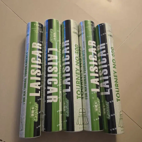 [BUNJANG] LAISICAR Badminton Shuttlecocks - Tournament 400 (5-Pack) / 배드민턴콕