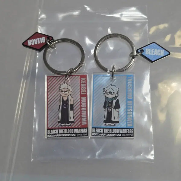 [BUNJANG] Bleach Jiroiri Acrylic Keychain Set (2 Types) / 블리치 지로리 아크릴 키링 2종 세트