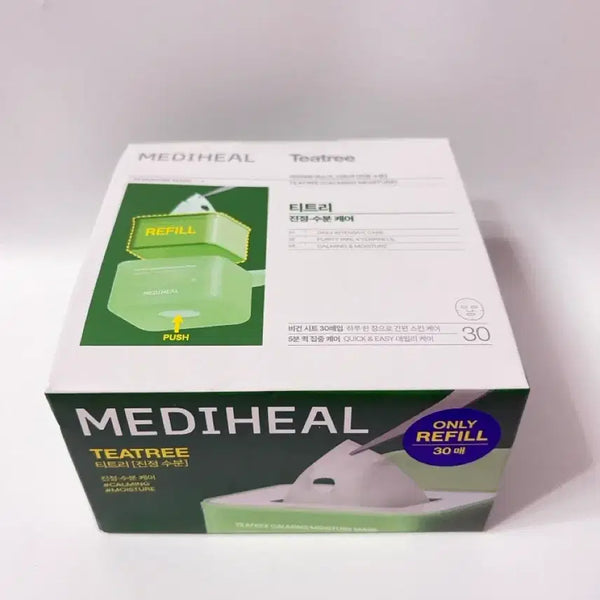[BUNJANG] Mediheal Tea Tree Calming Moisture Care Sheet Mask 30ea / [새상품] 메디힐 티트리 진정 수분 케어 시트 마스크 30매입