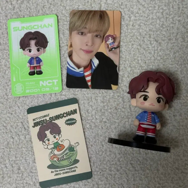 [BUNJANG] RIIZE Sungchan Kkomaz Figure Photocard Bundle Set / 라이즈 성찬 꼬마즈 피규어 포토카드 일괄 양도