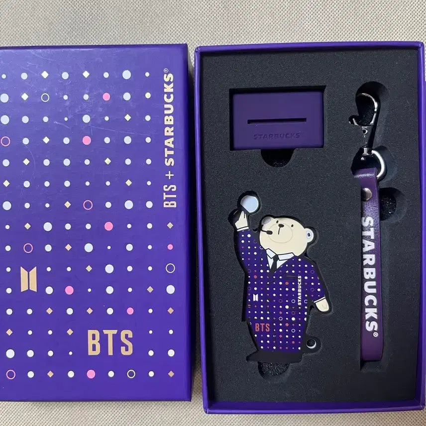 [BUNJANG] Starbucks BTS Collaboration Keychain 3-Set / 스타벅스 BTS 콜라보 키링 3종 세트
