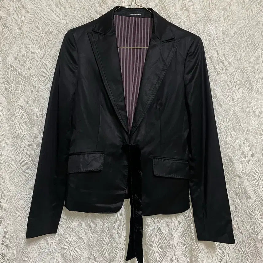 [BUNJANG] Comme ca du mode Velvet Wool 100% Tie Jacket / Comme ca du mode벨벳 울 100타이 자켓