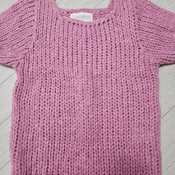 [BUNJANG] Maybe Baby Short Sleeve Knit Top / 메이비베이비 반팔 니트