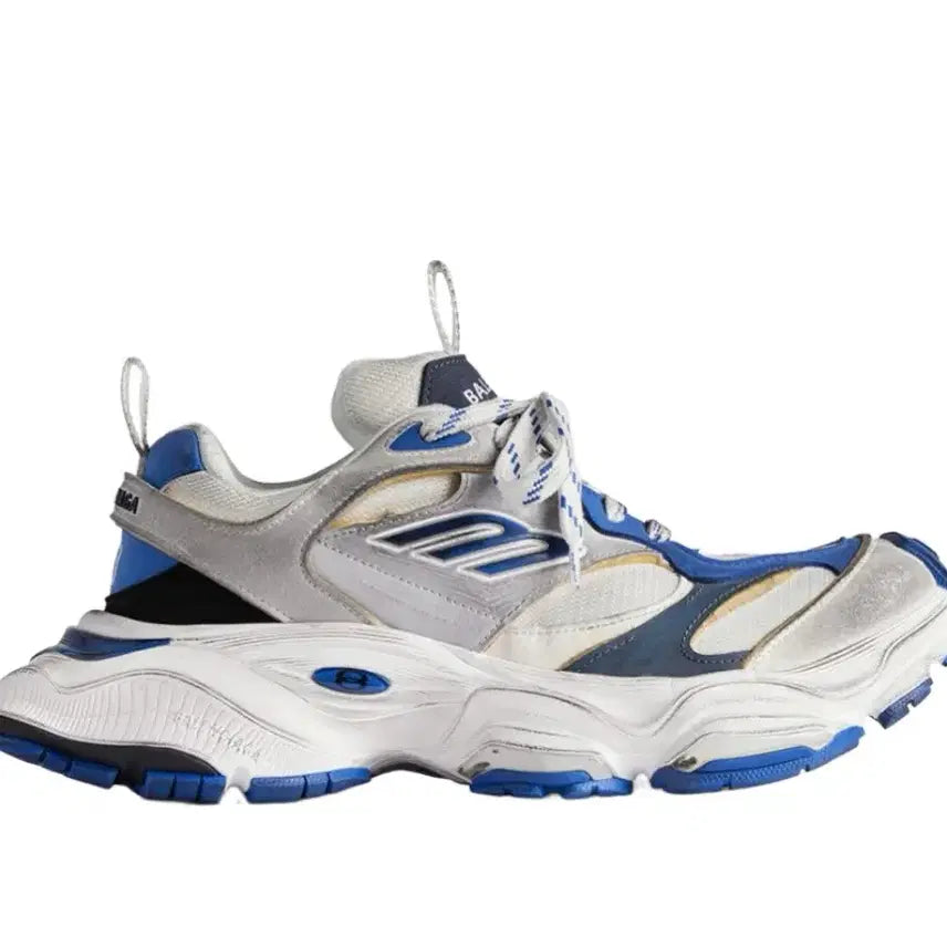 [BUNJANG] Balenciaga Cargo Sneakers Grey White Blue / 발렌시아가 카고 스니커즈 그레이 화이트 블루