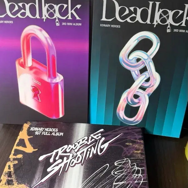 [BUNJANG] Xdinary Heroes Deadlock & Trouble Shooting Album Set / 엑디즈 앨범 세트 데드락 트러블슈팅 Deadlock 2종 Trouble Shooting 1종 Xdinary Heroes