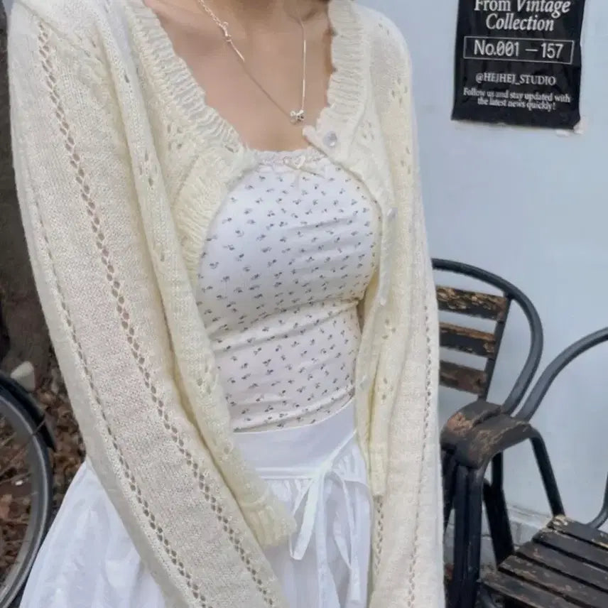 [BUNJANG] Ribbed Cap Tank Top / 발레코어 리본 골지 캡나시