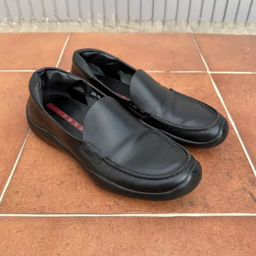 [BUNJANG] Prada Sport Leather Loafers / 프라다 스포츠 레더 로퍼