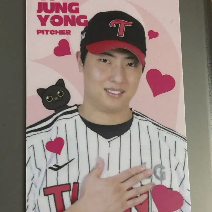 [BUNJANG] LG Twins Baseball Player Lee Jung-yong Photocard / 엘지트윈스 심쿵포카 이정용