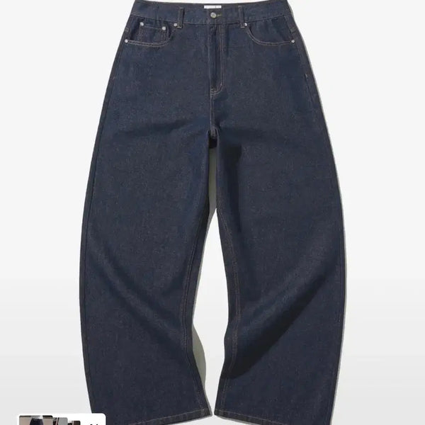 [BUNJANG] Filuminite Damage Washed Denim Pants Indigo / 필루미네이트 데미지 워시드 데님 팬츠 인디고