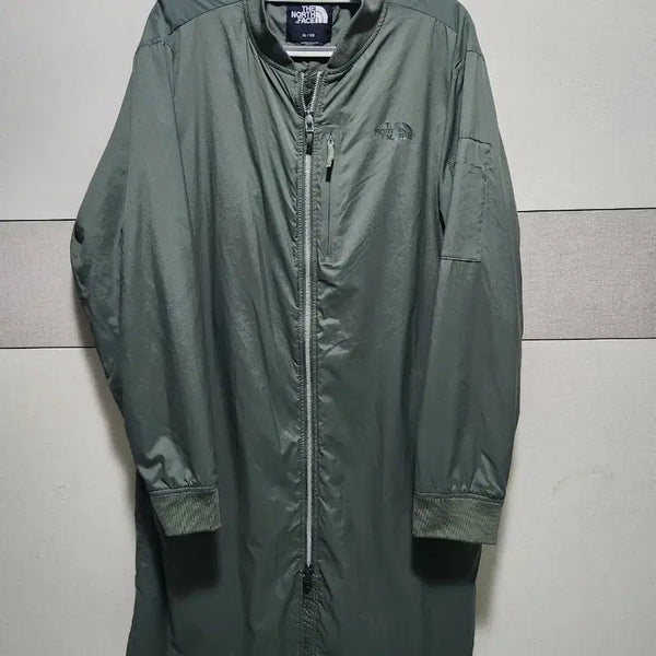 [BUNJANG] The North Face Long Windbreaker Jumper XL (105) - Khaki / 노스페이스 롱 바람막이  롱점퍼 XL(105) / 카키
