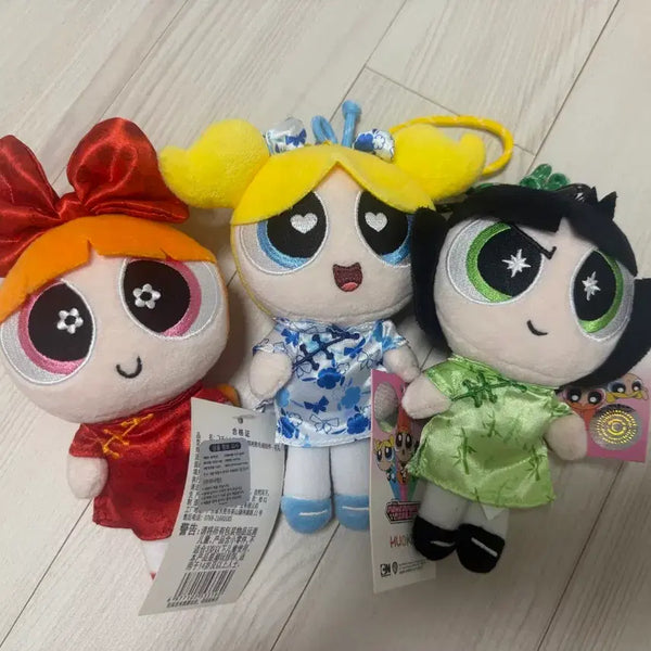 [BUNJANG] Powerpuff Girls Keychain Chinese Style Bundle Set / 파워퍼프걸 키링 중화풍 일괄
