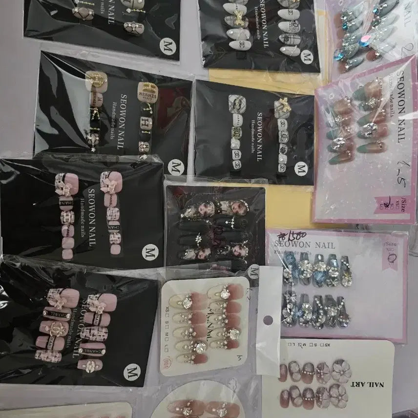 [BUNJANG] Handmade High-Quality Nail Tips Set / 고퀄 네일팁 일괄판매@