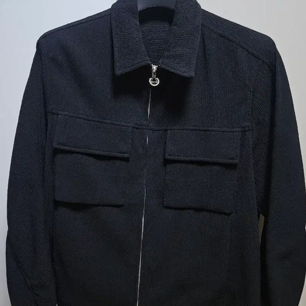 [BUNJANG] Solid Homme Krinkle Setup Jacket & Trousers Set / 솔리드 옴므 크링틀 셋업 상의 95 하의 46