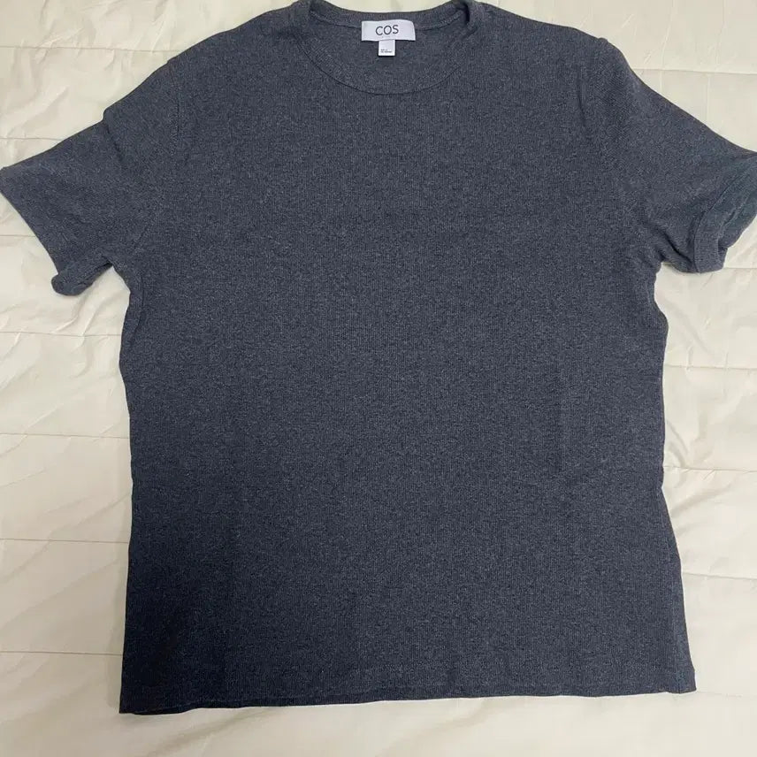 [BUNJANG] COS Slim Ribbed Charcoal XL / cos 슬림리브드 차콜 XL