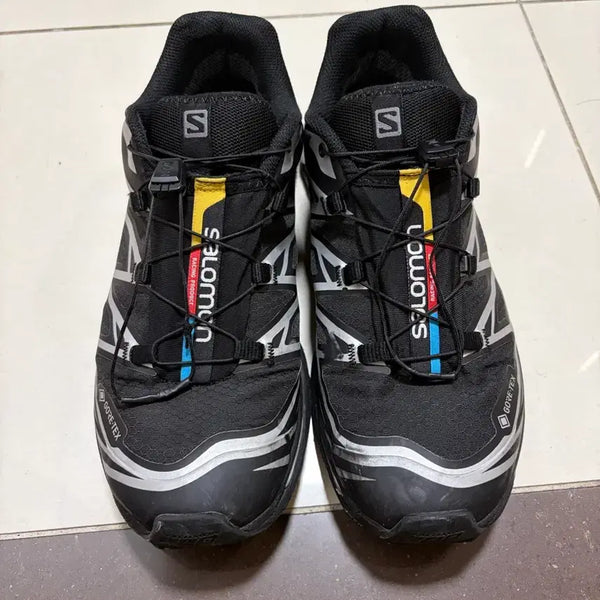 [BUNJANG] Salomon XT-6 Gore-Tex Trail Running Shoes Black Silver / 살로몬 고어텍스 xt-6 블랙 실버 290(280)
