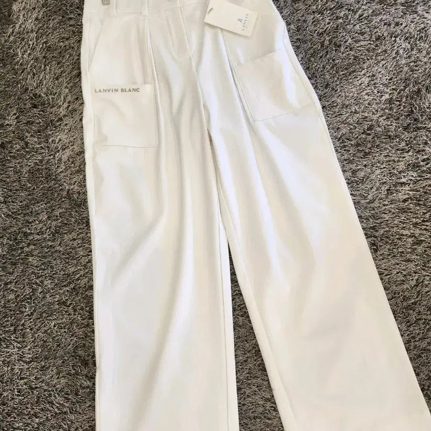 [BUNJANG] Lanvin Blanc White Cargo Pants / 랑방 블랑 화이트 카고 팬츠
