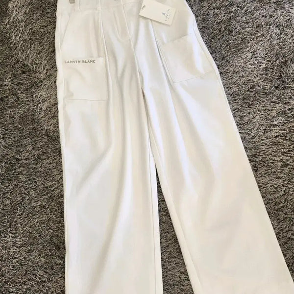 [BUNJANG] Lanvin Blanc White Cargo Pants / 랑방 블랑 화이트 카고 팬츠