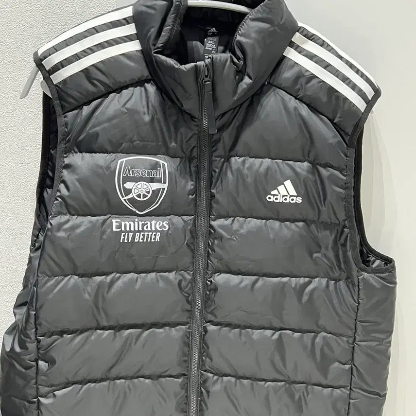 [BUNJANG] Adidas Arsenal Vest Puffer (Duck Down) - Custom / 아디다스 아스날 조끼패딩 (덕 다운)
