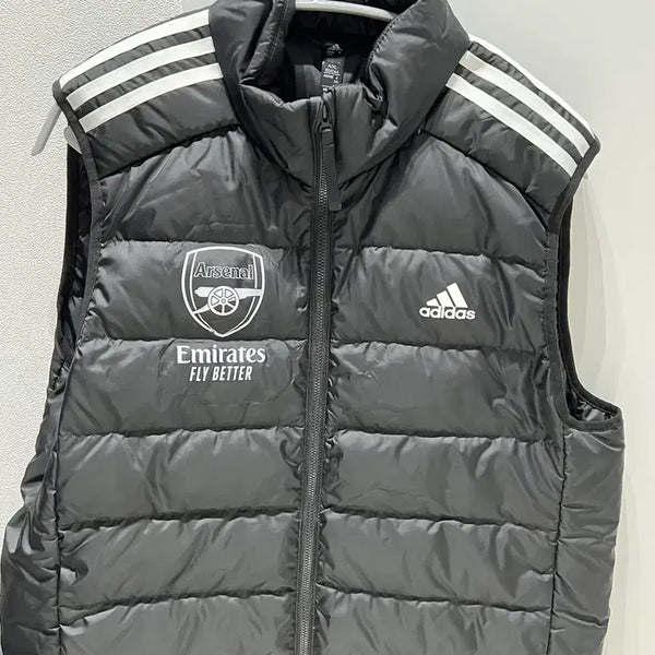 [BUNJANG] Adidas Arsenal Vest Puffer (Duck Down) - Custom / 아디다스 아스날 조끼패딩 (덕 다운)