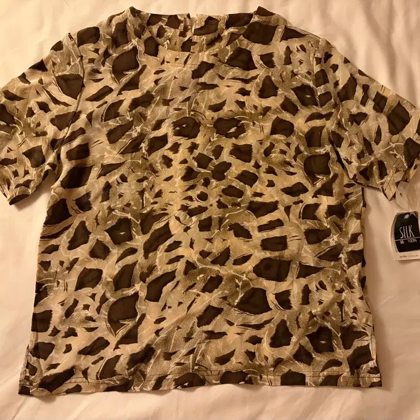 [BUNJANG] 100% Silk Blouse - New / 실크100 블라우스 새제품