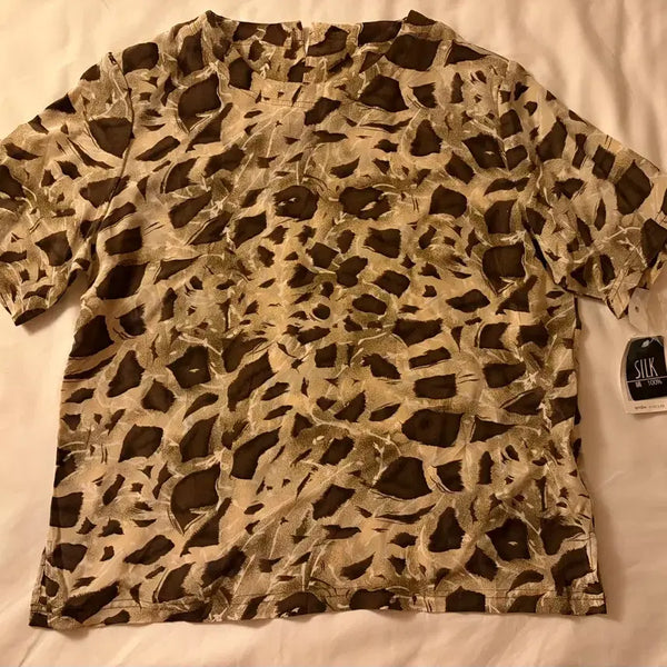 [BUNJANG] 100% Silk Blouse - New / 실크100 블라우스 새제품