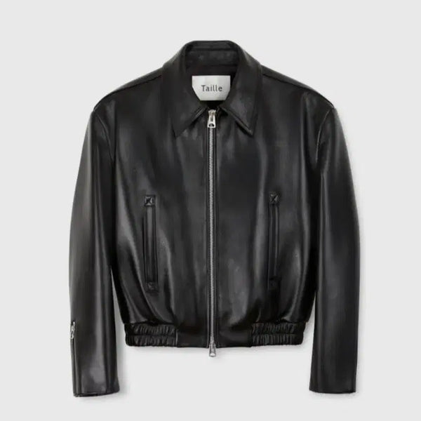 [BUNJANG] Taille 25 SS Napa Leather Bomber Jacket / 타일레 나파 가죽 자켓 봄버