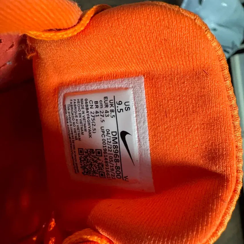 [BUNJANG] Nike Zoom Fly 5 Total Orange Black Running Shoes / 나이키 줌 플라이 5 토탈 오렌지 블랙