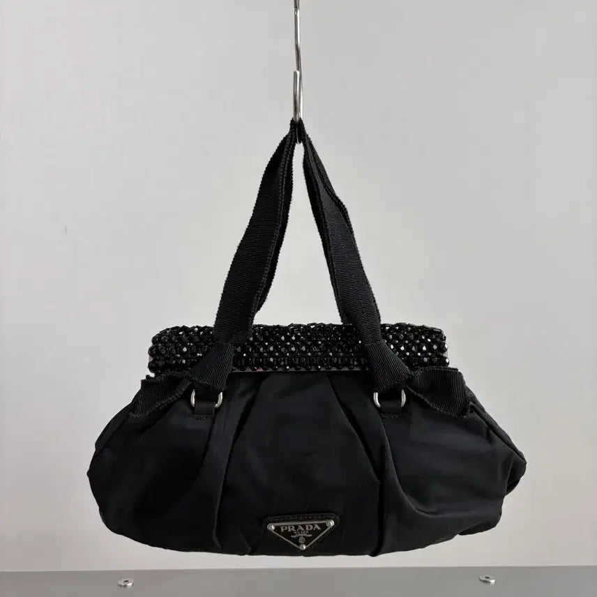 [BUNJANG] Prada 2013 Tessuto Crystal Frame Bag / 프라다 2013 크리스탈 프레임 테수토 백