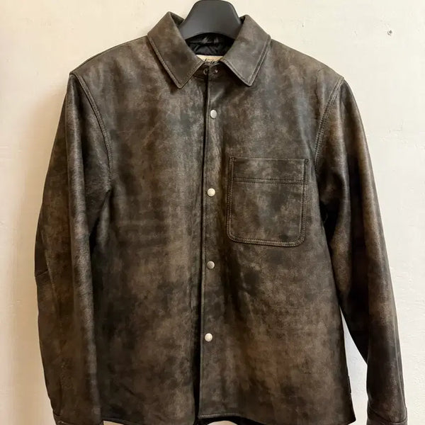 [BUNJANG] Stussy Leather Jacket / 스투시 가죽자켓