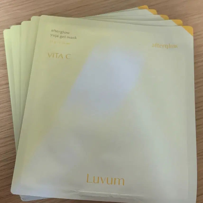 [BUNJANG] Re:BM Yuzu Gel Mask Pack 5 Count / 러븀 유자 겔 마스크팩 5개