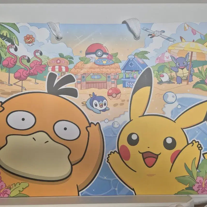 [BUNJANG] Pokemon Relaxing Vacation Shopping Bag / 부산 포켓몬 느긋느긋 바캉스 쇼핑백 10000원에 팝니다.