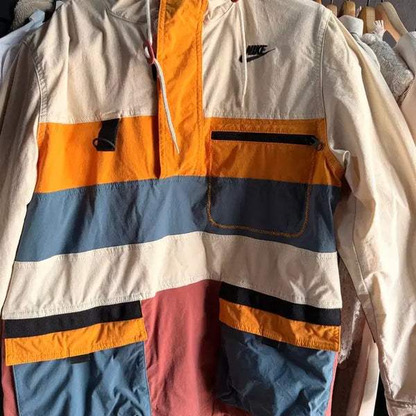[BUNJANG] Nike Multicolor Windbreaker Jacket / 나이키 멀티컬러 바람막이 자켓
