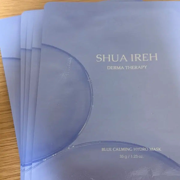[BUNJANG] Suaiire Blue Calming Hydro Gel Mask Pack (5 Sheets) / 수아이레 블루 카밍 하이드로 겔마스크팩 5장