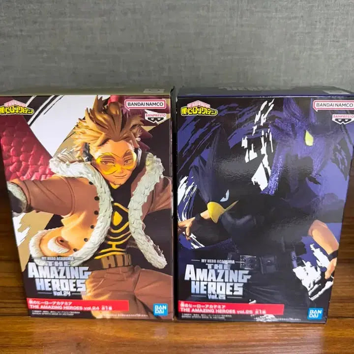 [BUNJANG] My Hero Academia Hawks & Tokoyami 2-Type Bundle Set Figures / 나히아 호크스 토코야미 피규어 2종 일괄