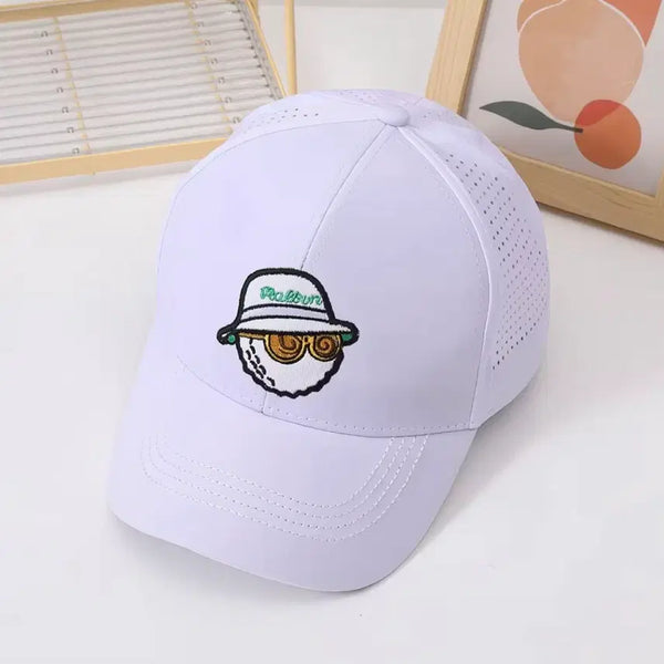 [BUNJANG] Malbon Golf White Ball Cap / 말본 골프 볼캡 화이트 새상품
