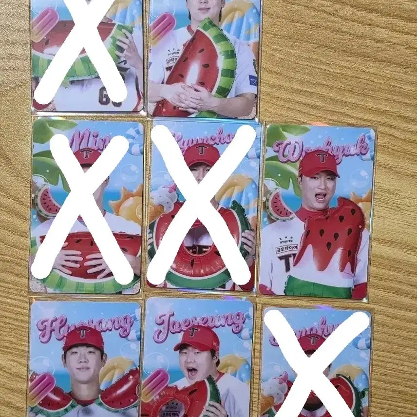 [BUNJANG] Kia Tigers Summer YUM Photocard / 기아타이거즈 여름 냠 포토카드 원가 판매