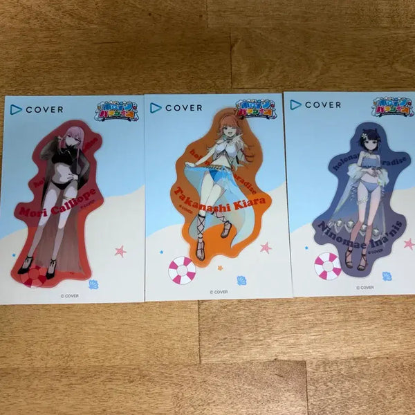 [BUNJANG] Hololive EN Myth HoloNatsu Paradise Clear Sticker Set / 홀로라이브 EN Myth 홀로나츠 파라다이스 클리어 스티커