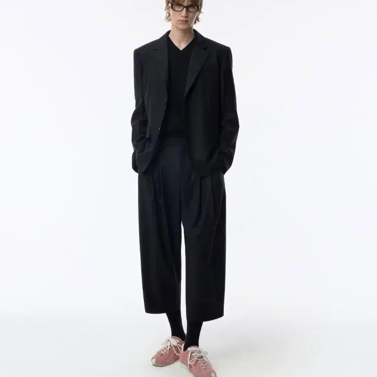 [BUNJANG] Ader Error Sig; BK Tag Slacks 01 Black / 아더에러 슬랙스 Sig; BK Tag slacks 01 L사이즈